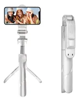 Comprar Bastão Tripé Mini 360º Pau De Selfie Bluetooth 3em 1 Celular Cor Branco