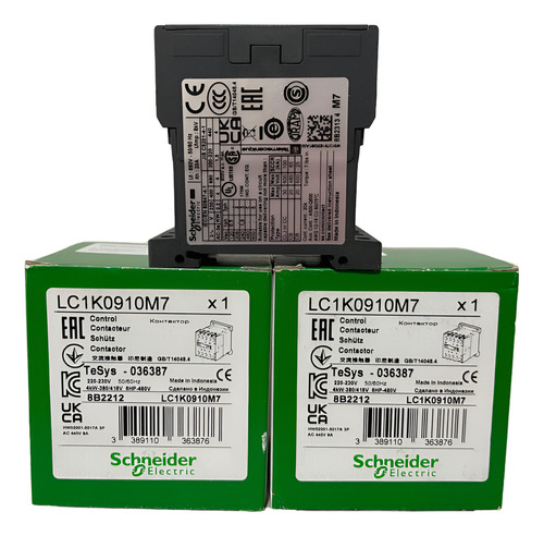Contactor Tripolar De 9a (220v) + Contac Aux - Lc1k0910m7