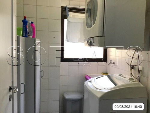 Imagem 12 de 15 de Flat Alto Padrão Em Moema, Com 03 Dorms - Sf34439