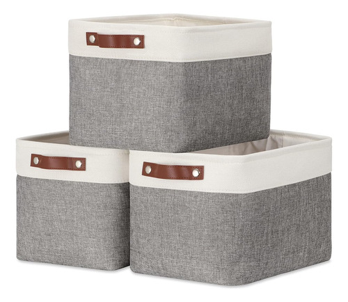Cesta De Almacenamiento Rectangular De Tela Plegable Mediana