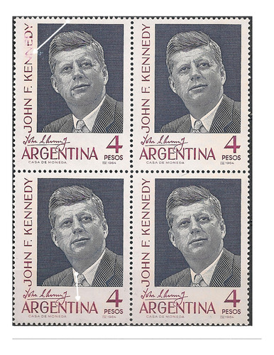 Argentina Mint Gj 1276 Kennedy 685 Variedad Color Falt+salpi