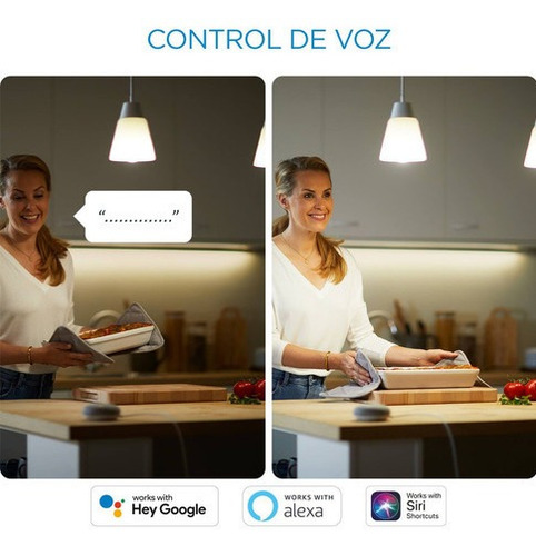 Imagen 5 de 8 de Foco Led Inteligente Wifi Wiz Cálida/fría 9w E27 X3 Unidades