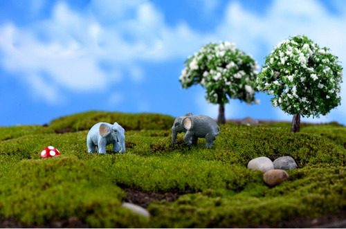 Juego De Decoración De Macetas Con Bricolaje Elefante 10pcs