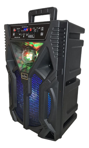 Caixa Som Bluetooth 12 Polegada 400w Strobo Led Bivolt