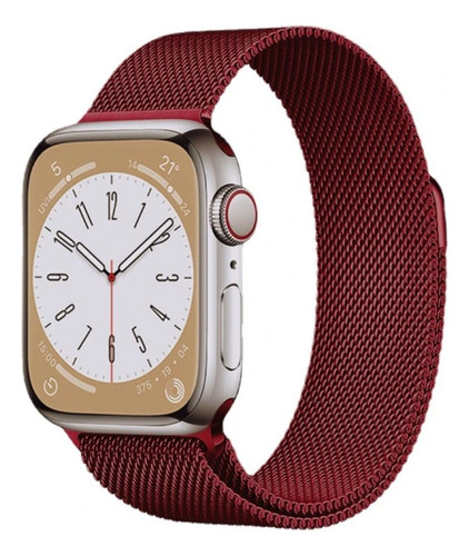 Correa Apple Watch Metálica Magnética Todos Los Modelos. 