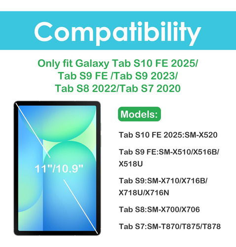 Protector De Pantalla Procase Para Galaxy Tab S10 Fe 2025/ta