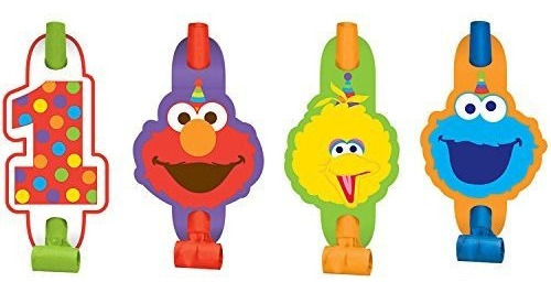 Sesame Street 1st Birthday   Turns One. Blowouts / Favor