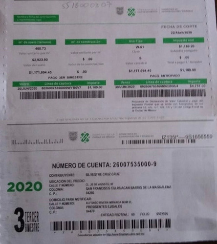 Imagen 6 de 6 de Coyoacan Terreno En Venta Totalmente En Regla