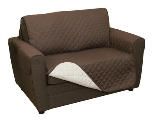 Protector Sofa Forro 2 Puestos Doble Faz Limpio Pelos Grueso