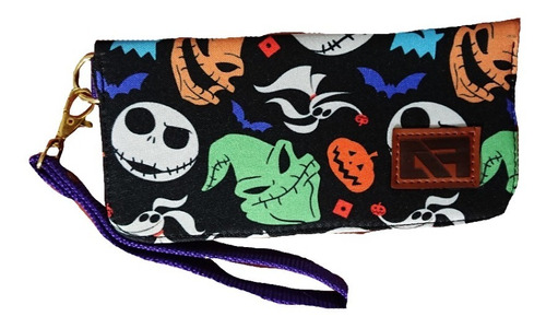 Cartera Con Monedero Jack Calavera