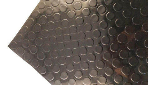 Piso Vinilico Botones Negros