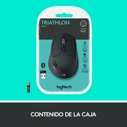Mouse Bluetooth Logitech M720 Triathlon Multidispositivo Col