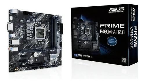 Motherboard  Asus Prime B460m-a R2.0 Intel Socket 1200 Intel Color Negro