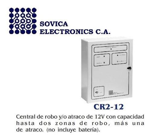 Central De Robo Y/o Atraco Marca Sovica Mod. Cr2-12plus