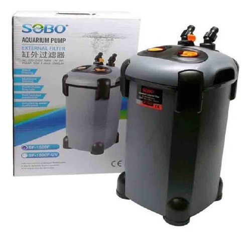 Filtro Externo Canister 1500l/h Sobo Sf-1500f Pecera Acuario