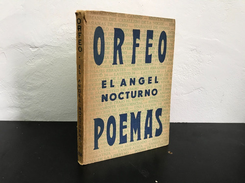 Orfeo El Angel Nocturno Poemas Firmado