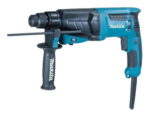 Martelete eletropneumático Makita HR2630JP azul com 830W de potência 220V