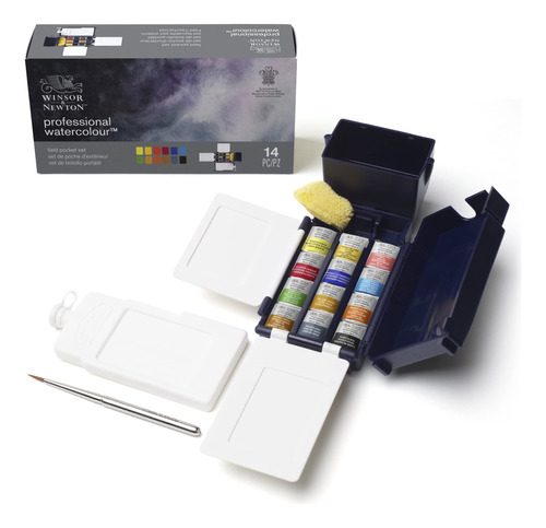 Winsor & Newton Juego Compacto De Acuarela Profesional