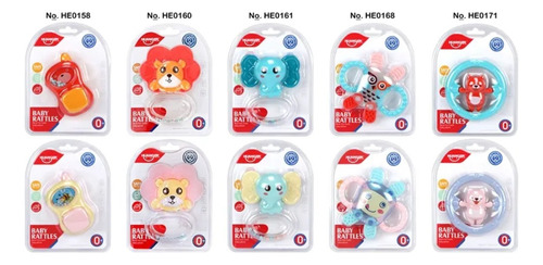 Imagen 5 de 6 de Sonajero Para Bebe Didactico Huanger Baby Rattles