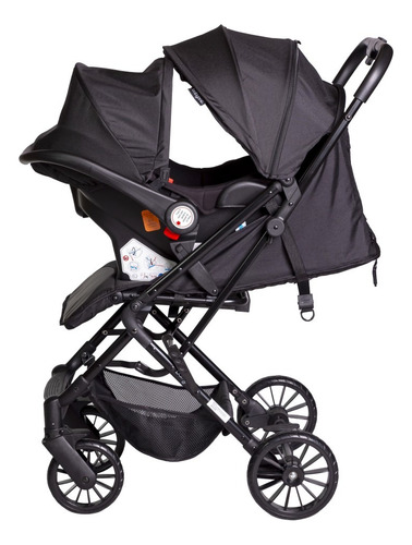 Coche Travel System Compacto Carrier C/base B.one Monet Negr Negro Negro