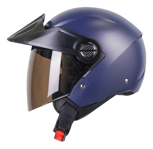 Casco De Moto Semi Integral Ich 102 Solid Azul Navy