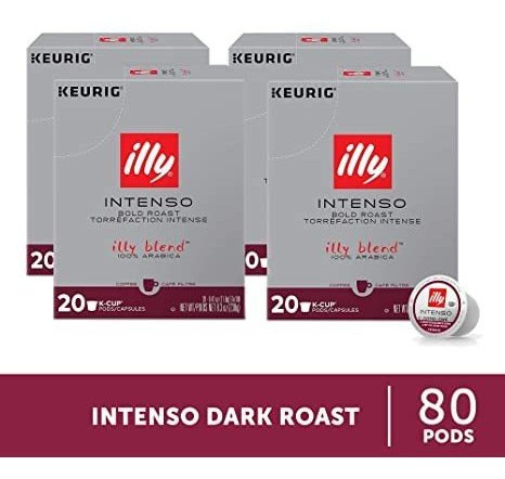 Illy Intenso Y Robusto, Intenso Torrefacción Fuerte K-copas,