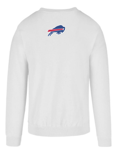 Sudadera Nfl Buffalo Modelo 2 Sin Capucha Cuello Redondo
