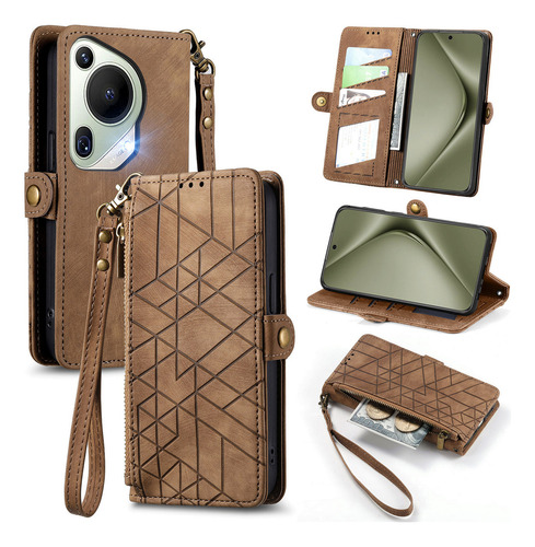Funda De Piel Tipo Cartera Para Honor X8c X8b X8a