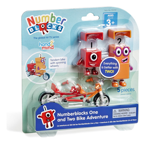 Hand2mind Numberblocks One And Two Bike Adventure, Figuras .