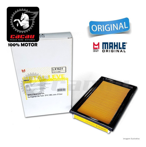 Imagem 1 de 2 de Filtro Ar Motor Nissan Tiida Livina | Original Mahle Lx1631