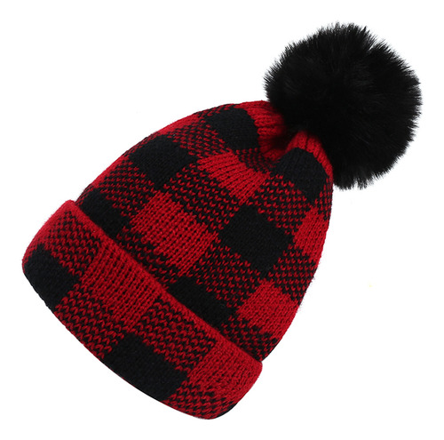Sombreros Rojos A Cuadros Para Padres E Hijos