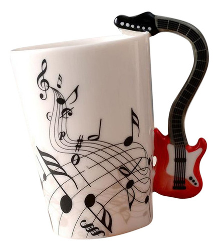 Anriy Taza De Cerámica For Guitarra, Nota Musical, Taza De