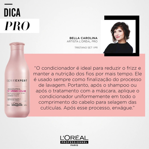 Imagem 2 de 2 de Loreal Expert Vitamino Color Condicionador 200ml Original