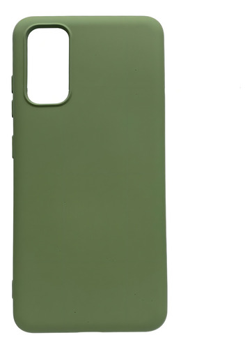 Funda Luxurier compatible con S20 Plus 6.7 y 6.2, color verde aguacate liso