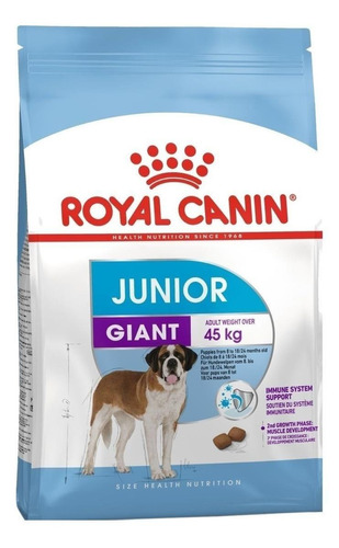 Alimento Royal Canin Size Health Nutrition Giant Junior para perro cachorro de raza gigante sabor mix en bolsa de 15kg