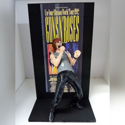 Figura Musical Guns N Roses Axl Rose Escultura En Resina