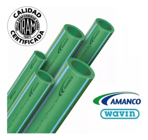 Tubo Caño Amanco Fusion Pn12,5 75mm X 4mts