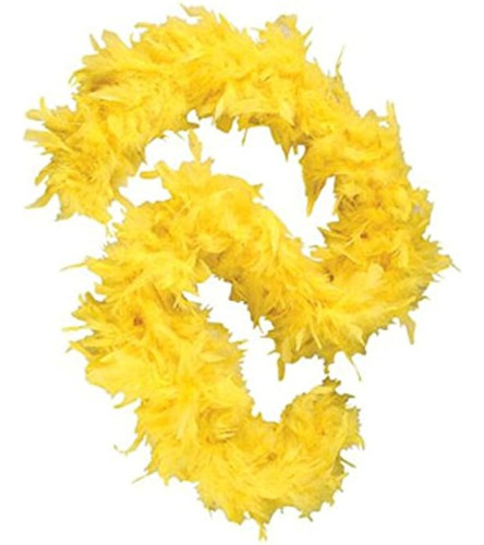 Deluxe Large Yellow 72 Costume Accesory Pluma Boa Apparel