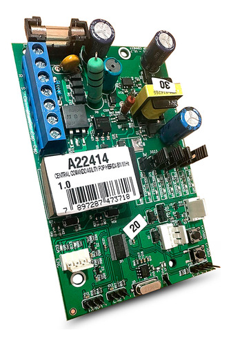 Central De Comando 127/220v Ppa + Capacitor P/ Motor 12uf Frequência 60hz 127/220v