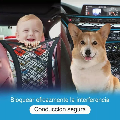 Asiento Organizadora Coche Malla Red Elástica Almacenamiento