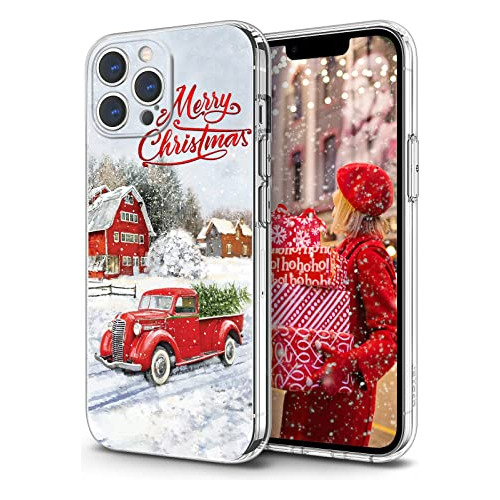 Funda Compatible iPhone 13 Pro Max De Navidad, Resisten...