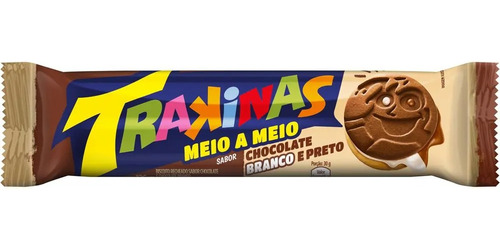 Kit Bolacha Recheada Trakinas 10 Unidades Os Sabores