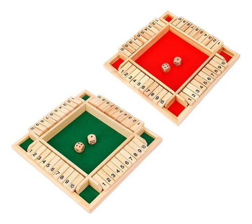Mesa De Juego Para Beber Con Números Girables De Cuatro Lado