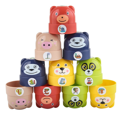 Juego I Stacking Blocks Plastic Block Tower Building Blocks