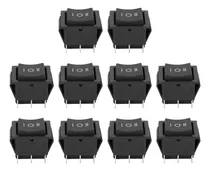 Comprar Q 10*interruptores Basculantes Botón De Plástico 6 Pines