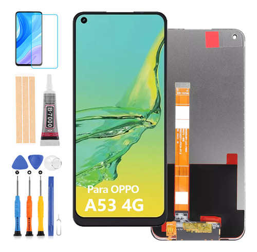 Pantalla Srjtek Para Oppo A53/a53s Cph2139 Táctil Color Negro
