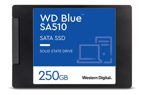 Ssd Western Digital Wd Blue Sa510, 250gb, Sata Iii, 2.5, 7mm