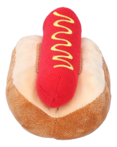 Peluche Con Forma De Comida, Suave, Perrito Caliente Para Pe