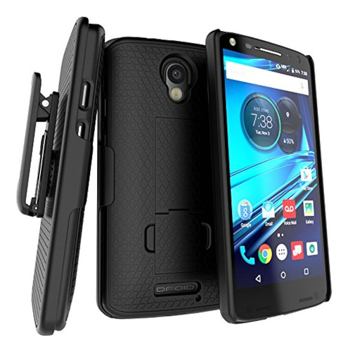 Estuche Droid Turbo 2 Con Cinturón Estuche Rígido Con Cubier