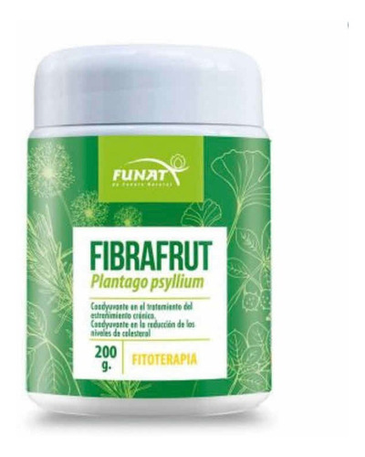 Fibrafrut Plantago Psyllium Funat 200g - g a $245